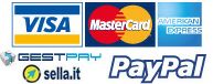 Metodo di pagamento sicuro con GestPay di Banca Sella e Pay Pal